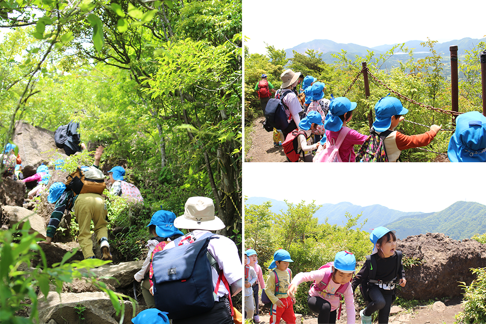 2024年はるかぜ保育園の5歳児金時山登山