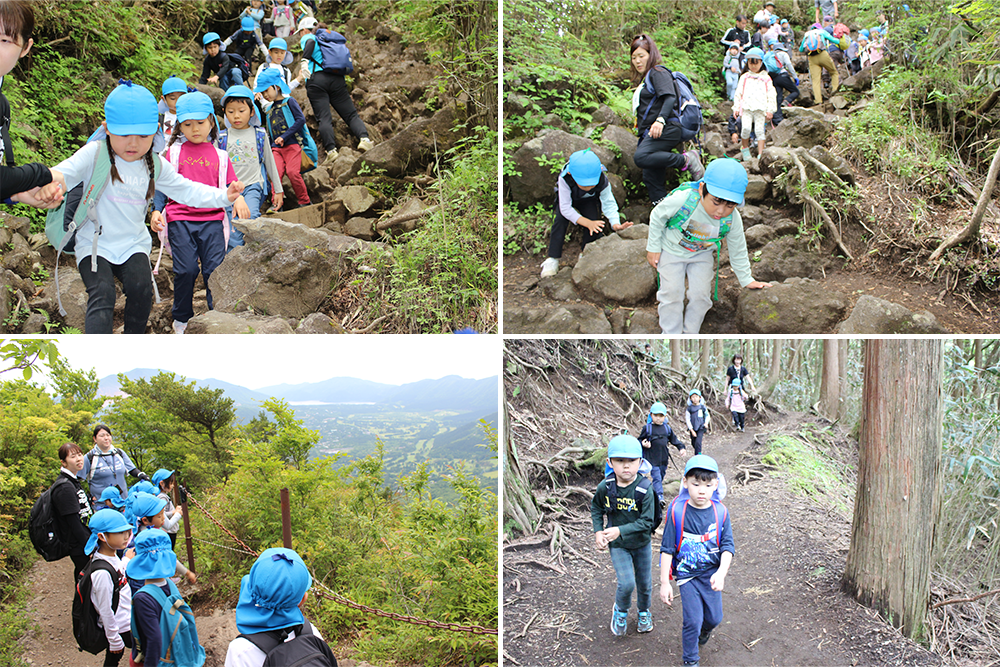 2024年はるかぜ保育園の5歳児金時山登山