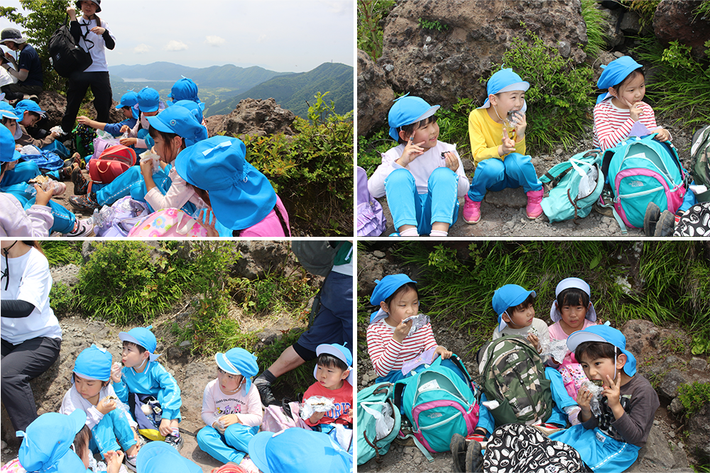 2024年はるかぜ保育園の5歳児金時山登山